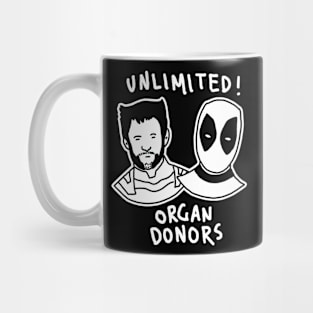 Unlimited Organ Donors Funny Mug